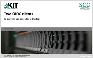 Managing OIDC Clients and Use Cases in Federated Environments
