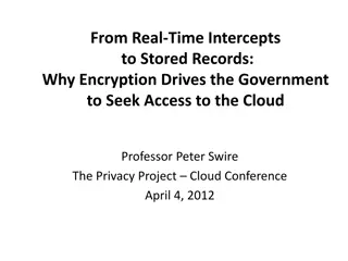 Encryption Adoption and Government Access to Cloud Communications