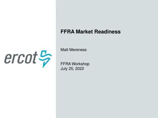 Market Readiness Updates for FFRA and NPRR863 Projects