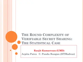 Statistical Verifiable Secret Sharing: Achieving Privacy and Correctness