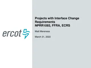 Protocol Changes and Market Readiness for NPRR1093 Projects