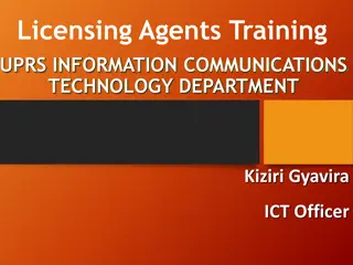 Agents Training in Information Communications Technology Department