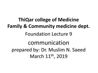 Effective Communication Strategies in Medical Practice