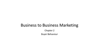 Buyer Behavior in Business-to-Business Marketing