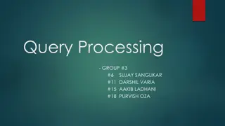 Exploring the Layers of Query Processing in Distributed Systems