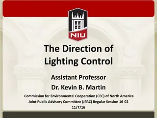The Direction of Lighting Control and Visual Perception Metrics