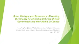 Dissecting the Relationship Between Digital Government and New Media in Canada