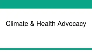 Climate & Health Advocacy Strategy