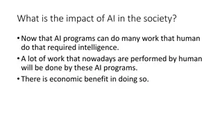 Impact of AI on Society: Economic Benefits and Job Transformation