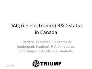 Advanced Electronics R&D Status in Canada July 2014