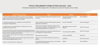 2022-2023 Ethical Procurement and Employment Action Plans