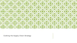 Crafting a Strategic Supply Chain Approach