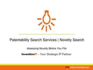 Patentability Search Services | Novelty Search | InventionIP