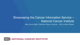 National Cancer Institute Services and Resources Overview