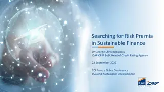 Uncovering Risk Premia in Sustainable Finance