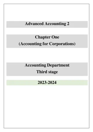 Corporation Characteristics and Stockholders' Rights