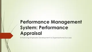 Enhancing Organizational Success through Performance Appraisal Systems