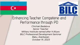 Enhancing Teacher Competence and Performance through Professional Development