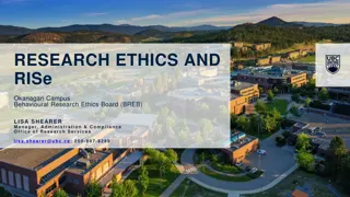 Research Ethics at UBC Okanagan Campus
