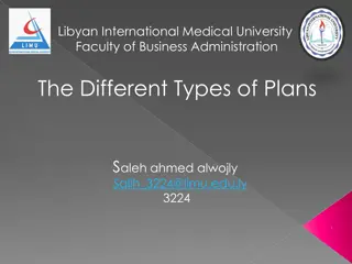Different Types of Business Plans