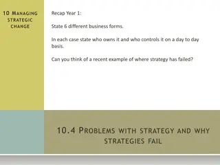 Strategic Change Management Challenges and Failures