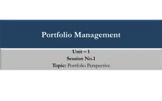 Portfolio Management Fundamentals