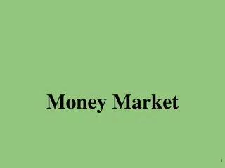 Money Market: Demand, Supply, and Monetary Policy