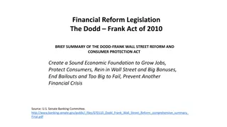Dodd-Frank Act of 2010: Financial Reform Summary