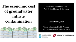 Understanding the Economic and Health Impacts of Groundwater Nitrate Contamination in Nebraska