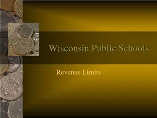 Wisconsin Public Schools Revenue Limits History and Policies Overview