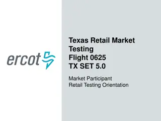 Texas Retail Market Testing Flight Overview