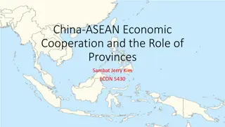 China-ASEAN Economic Cooperation: Provinces' Role and Challenges