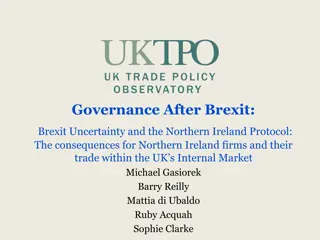 Impact of Brexit on Northern Ireland Firms' Trade and Regulatory Barriers