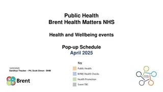 Brent Health Matters NHS Events April 2025 Schedule