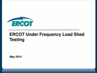 ERCOT Under Frequency Load Shed Testing Overview