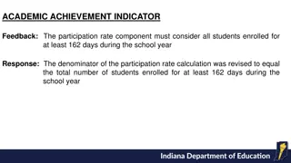Educational Accountability System Updates and Revisions