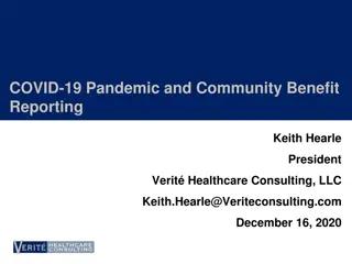 Community Benefit Reporting Amid COVID-19