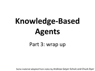Knowledge-Based Agents and Logical Inference