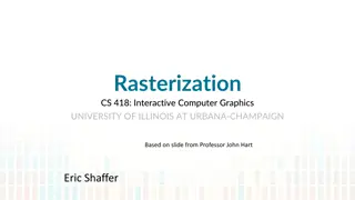 Rasterization in Interactive Computer Graphics at University of Illinois