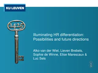 Exploring HR Differentiation: Possibilities and Future Directions