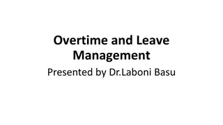 Effective Overtime and Leave Management Strategies