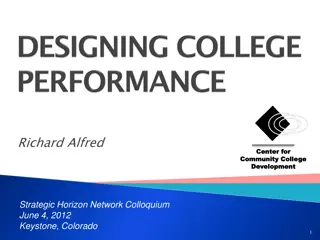 Insights into Community College Development and Student Learning Metrics
