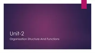 Organizational Structure and Functions Overview