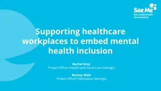 Addressing Mental Health Stigma in Healthcare Workplaces