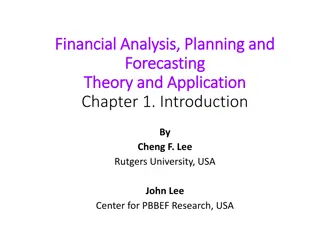 Financial Management Analysis and Planning Theory