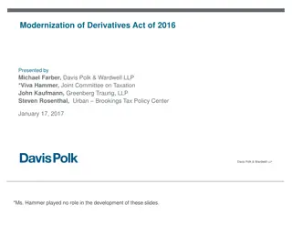 Modernization of Derivatives Act 2016