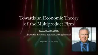 Economic Theory of Multiproduct Firms: Diversification and Growth