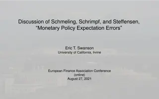 Market Forecast Errors in Monetary Policy Expectations