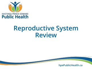 Comprehensive Reproductive Health Review Materials