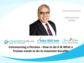 Commencing a Pension: How Trustees Maximize Benefits